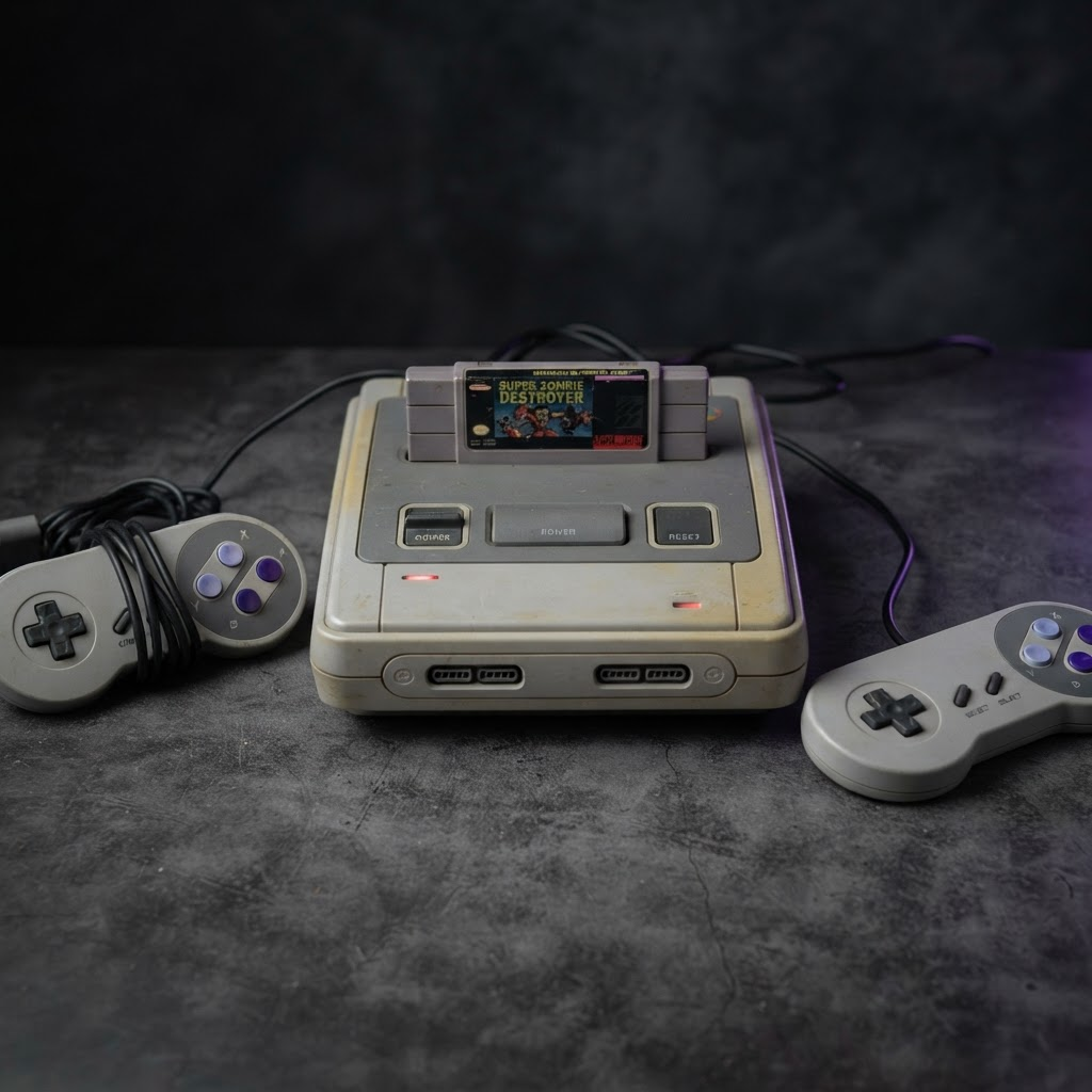 Retro 90s Game Console